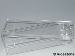 Boite plastique transparente pour rangement de collection. PJ6241