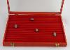 7e) Coffret 26x36 cm luxe pour bagues (Système à sillon).